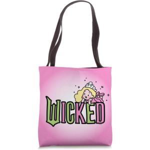 image:imageWicked Logo Glinda Daydreaming Playful Cartoon Style Tote Bag