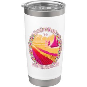 image:imageWicked Welcome To Munchkinland Tulips Stainless Steel Insulated TumblerWhite