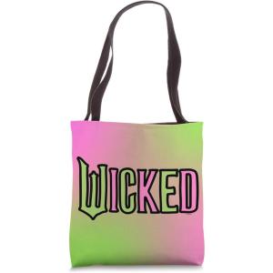 image:imageWicked Logo Pink And Green Playful Cartoon Style Tote Bag