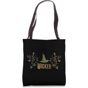 image:imageWicked Movie Logo Elphaba Hat Floral Tote Bag