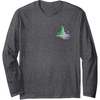image:imageWicked For Good Two Halves of the Whole Heart Front amp Back Long Sleeve TShirtDark Heather Grey