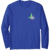image:imageWicked For Good Two Halves of the Whole Heart Front amp Back Long Sleeve TShirtRoyal Blue