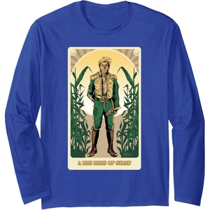 image:imageWicked For Good Made of Straw Long Sleeve TShirtRoyal Blue