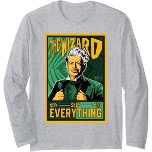 image:imageWicked For Good Wizard Sees Everything Long Sleeve TShirtHeather Grey