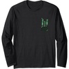 image:imageWicked For Good Torn Green Logo Front And Back Long Sleeve TShirtBlack
