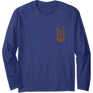 image:imageWicked For Good Forest Logo Front And Back Long Sleeve TShirtNavy Blue