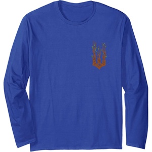 image:imageWicked For Good Forest Logo Front And Back Long Sleeve TShirtRoyal Blue